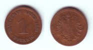Germany 1 Pfennig 1886 D - 1 Pfennig