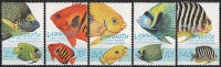 VANUATU // 1997 Faune, Poissons Anges // 5v NEUFS *** (MNH SET) - Vanuatu (1980-...)