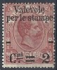 1890 REGNO VALEVOLE PER LE STAMPE 2 SU 50 CENT MH * - RR10137 - Nuovi