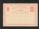 Denmark Stationery 10 Öre Red Unused - Entiers Postaux