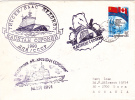 BEARS,OURS,SHIP EXPEDITION 1991 VERY RARE OBLITERATION ON COVER RUSSIA TO ROMANIA. - Ours