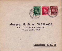 MAROC ANGLAIS (MOROCCO) - 1937 - ENVELOPPE De TANGIER Pour LONDON - TRICOLORE - Uffici In Marocco / Tangeri (…-1958)