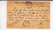 GB - 1891 - CARTE POSTALE ENTIER Avec REPIQUAGE PRIVE De CASSELL  à LONDRES - Postwaardestukken