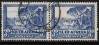 SOUTH AFRICA  Scott #  57  VF USED Pair - Other & Unclassified