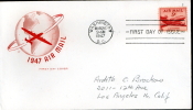 USA UNITED STATES 1947 FDC 5 CENT AIR MAIL - 1941-1950