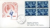 USA UNITED STATES 1947 FDC STAMP CENTENARY INTERN PHILATELIC EXHIBITION - 1941-1950