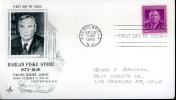 USA UNITED STATES 1948 FDC HARLAN FISKE STONE ART CRAFT - 1941-1950