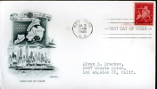 USA UNITED STATES 1948 FDC NEW YORK CITY GOLDEN ANNIVERSARY ARTMASTER - 1941-1950