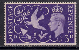 GB 1946 KGV1 3d VIOLET VICTORY MM STAMP SG 492..( C870 ) - Neufs