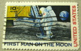 USA 1969 First Man On The Moon 10c - Used - Sonstige & Ohne Zuordnung