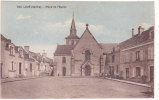 340.  LOUE  (Sarthe)   -  Place  De  L'Eglise - Loue