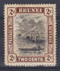 Brunei 1911 Mi. 16    2 C Pfahlbauten Wz. 1. MH* - Brunei (...-1984)