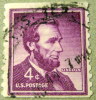 USA 1954 Abraham Lincoln 4c - Used - Sonstige & Ohne Zuordnung