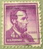 USA 1954 Abraham Lincoln 4c - Used - Autres & Non Classés