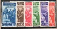 VATICAN : TP N° 66/71 * - Unused Stamps