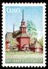 FINLAND/Finnland, M-63 Definitive Landscapes Mk 0,80 Keuruu Wooden Church** - Unused Stamps