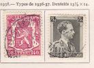 BELGIQUE N°479/480  LEOPOLD III ET ARMOIRIES OBL - 1934-1935 Leopold III.