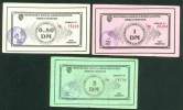 RRR , BOSNIA WAR TIME BANKNOTE , MOSTAR ND (1993) , ALL 3 BANKNOTE - Bosnia Erzegovina