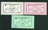 RRR , BOSNIA WAR TIME BANKNOTE , JABLANICA ND (1993) , ALL 3 BANKNOTE - Bosnia And Herzegovina