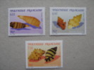 1989  POLYNESIE  P 343/345 * *   SERIE   COQUILLAGES - Unused Stamps