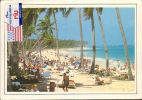 Dominicanische Rep. - Playa Riu - Beach - Stamp - Dominicaanse Republiek