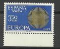 ESPAÑA EUROPA CEPT - 1970