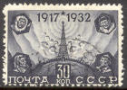 Russia #477 Used 30k For 15th Anniv. October Revolution From 1933 - Oblitérés