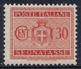 1945 LUOGOTENENZA SEGNATASSE 30 CENT NO FILIGRANA MNH ** - RR10197 - Strafport