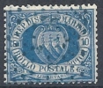 1877-90 SAN MARINO USATO STEMMA 10 CENT - RR10210 - Gebraucht