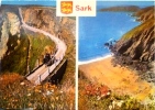 CP (GB-CI) SARK - Grande Grève & La Coupe -Cotman Color Series Jarrod .norwich 2 Vews 60's - Sark