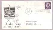 FDC Statue Of Liberty - 1954 - Scott # 1035e - 1951-1960