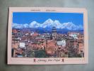 DOME BLANC, DORJE LAKPA GREETINGS FROM NEPAL - BHAKTAPUR AND MOUNTAIN RANGES. NAMASTE - Nepal