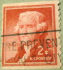 USA 1954 Thomas Jefferson 2c - Used - Sonstige & Ohne Zuordnung