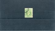 1891-96 Greece-"Small Hermes" 3rd Period(Athenian)- 5l. Citrus-green UsH (spot), Perf. 11 1/2 Up+Left, 11 1/4 Down+Right - Used Stamps