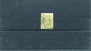 1891-96 Greece-"Small Hermes" 3rd Period- 5l. Yellow-green Used, Perf. 11 1/4 Horr., 11 1/2 Vert., Date 19? (late Use) - Usados