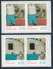 DENMARK/Dänemark 2011, "Camping" Perforation 13½ X 13½ Pairs From Booklets Self-adhesive (serpentine Roulette)** - Neufs