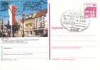 DRINKING, BEER FESTIVAL, 1988, CARD STATIONERY, ENTIER POSTAL, OBLITERATION CONCORDANTE, GERMANY - Wines & Alcohols