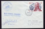 ADMIRAL USHAKOV, POLAR EXPLORER, 1988, METER MARK ON COVER, RUSSIA - Erforscher