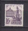 N0050 -  ALLEMAGNE OCC. FRANCAISE BADEN Yv N°23 * - Bade