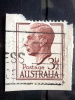 Australia - 1951 - Mi.nr.215 - Used - King George VI - Definitives - On Paper - Gebruikt