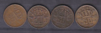 BELGIQUE - 50 Cts (4 Pieces) 1952 - 1959 - 1964(2) - 50 Cents