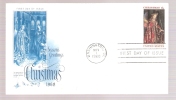 FDC Christmas - Scott # 1363 - 1961-1970