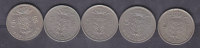 BELGIQUE - 5 Francs (5 Pieces) 1949(3)-1950-1963 - 5 Francs