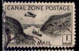 Canal Zone 1931 $1.00 Air Mail Issue #C14 - Zona Del Canal