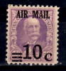 Canal Zone 1929 10 Cent Air Mail Issue #C4  MH - Zona Del Canale / Canal Zone