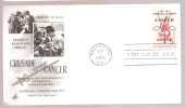 FDC Crusade Against Cancer - Scott # 1263 - 1961-1970