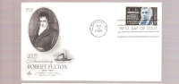 FDC Robert Fulton  - Scott # 1270 - 1961-1970