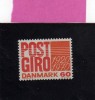 DANEMARK - DANMARK - DENMARK - DANIMARCA 1970 POSTAL GIRO SERVICE MNH - Neufs