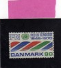 DANEMARK DANMARK DENMARK DANIMARCA 1970 25th ANNIVERSARY OF UNITED NATIONS UN EMBLEM EMBLEMA ONU 90o MLH - Ungebraucht