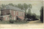 Carte Postale Ancienne Chaumont En Vexin - L'Avenue De La Gare - Hôtel De L'Ouest - Chaumont En Vexin